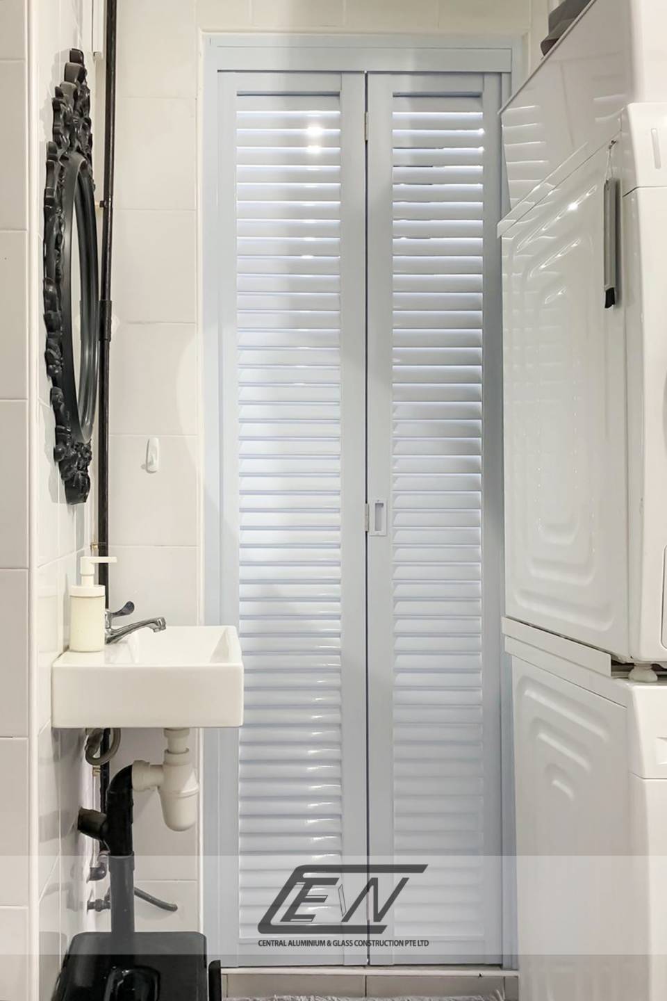 Louvre Bi-Fold Door