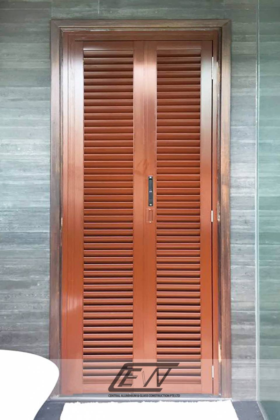 Louvre Bi-Fold Door