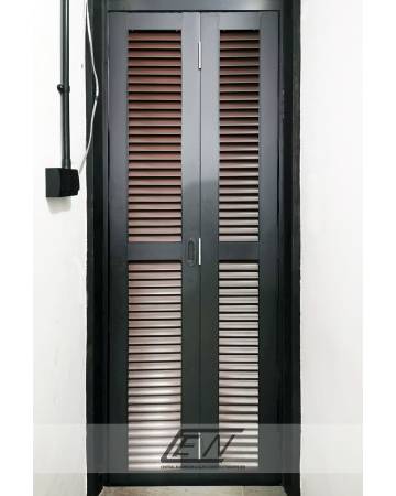 Louvre Bi-Fold Door