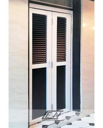 Louvre Bi-Fold Door