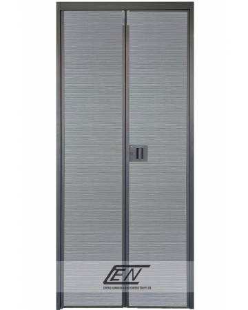 Aluminium Frame (Black) V-Fold Door - B50013