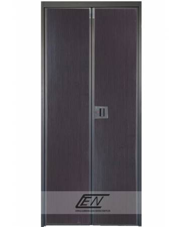 Aluminium Frame (Black) V-Fold Door - B708