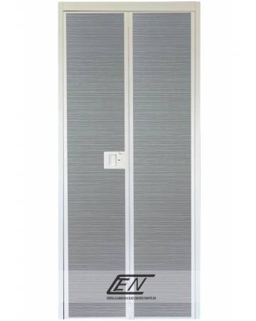 Aluminium Frame (White) V-Fold Door - W50013
